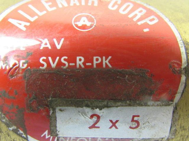 Allenair Type AV SVS-R-PK Pneumatic Air Cylinder & Solenoid 2" Bore 5" Stroke