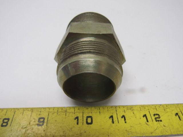 Male 37 Degree 24 JIC x 1-1/2"NPT Male NPT Steel Adapter Fitting