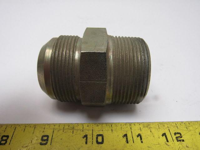 Male 37 Degree 24 JIC x 1-1/2"NPT Male NPT Steel Adapter Fitting