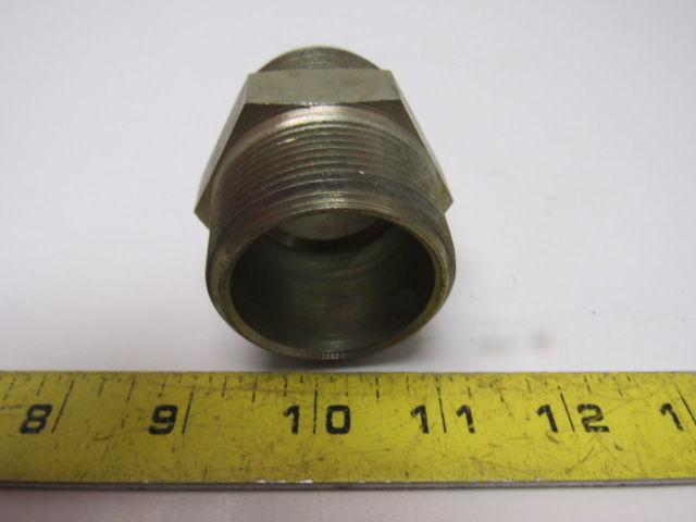 Male 37 Degree 24 JIC x 1-1/2"NPT Male NPT Steel Adapter Fitting