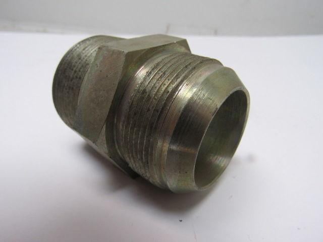 Male 37 Degree 24 JIC x 1-1/2"NPT Male NPT Steel Adapter Fitting
