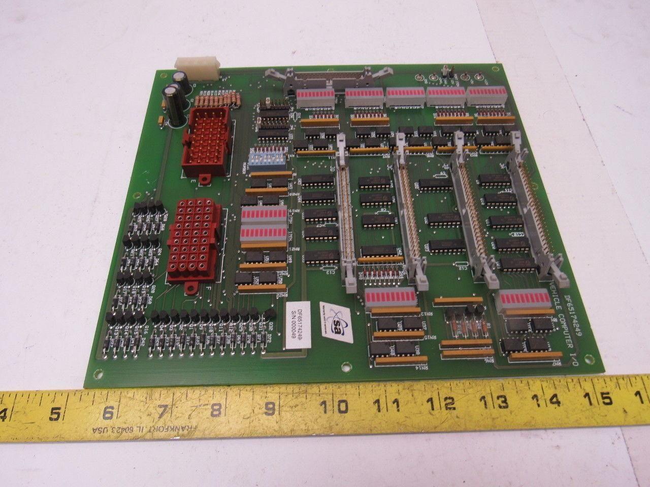 Rapistan DF65174249 Vehicle Computer Input Output I/O Card