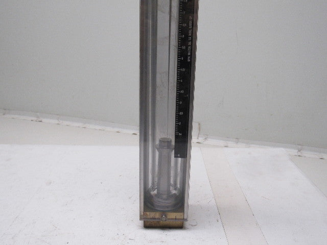 Brooks Instruments 1307FL24CJ1AA Vertical Read Flow Meter Gpm 0-10 Water 100 PSI
