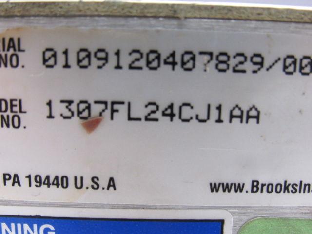 Brooks Instruments 1307FL24CJ1AA Vertical Read Flow Meter Gpm 0-10 Water 100 PSI