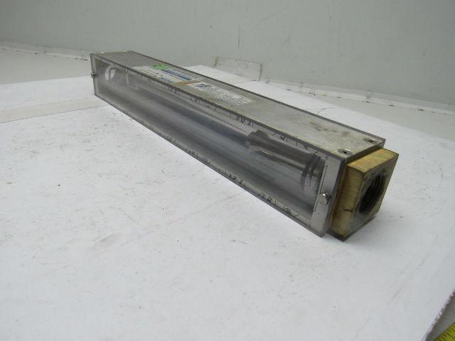 Brooks Instruments 1307FL24CJ1AA Vertical Read Flow Meter Gpm 0-10 Water 100 PSI