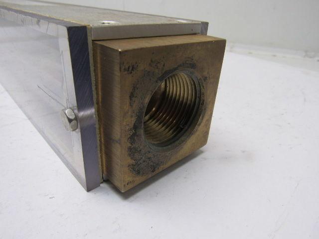 Brooks Instruments 1307FL24CJ1AA Vertical Read Flow Meter Gpm 0-10 Water 100 PSI