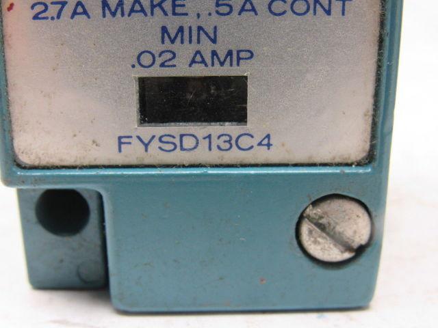 Micro Switch FYTD13C4_FYTD13C4 120VAC 50/60Hz Proximity Sensor Switch Lot Of 2
