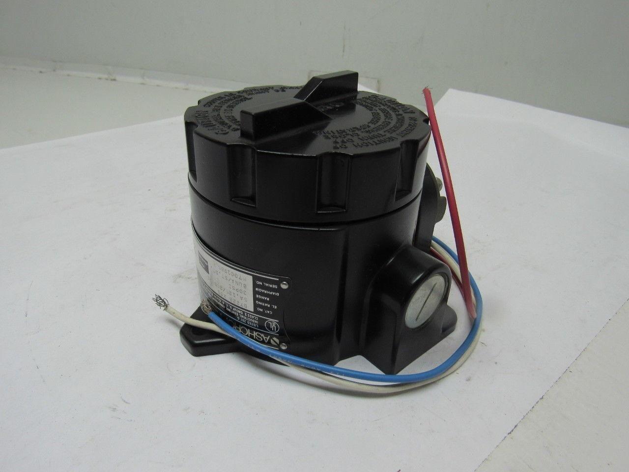 Ashcroft B722B X6B 30-500PSI 5A 125/250V Hazardous Location Pressure Switch