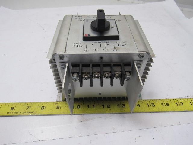 Measurlogic Inc. BPSW25A Inverter Bypass Switch 25A 600V