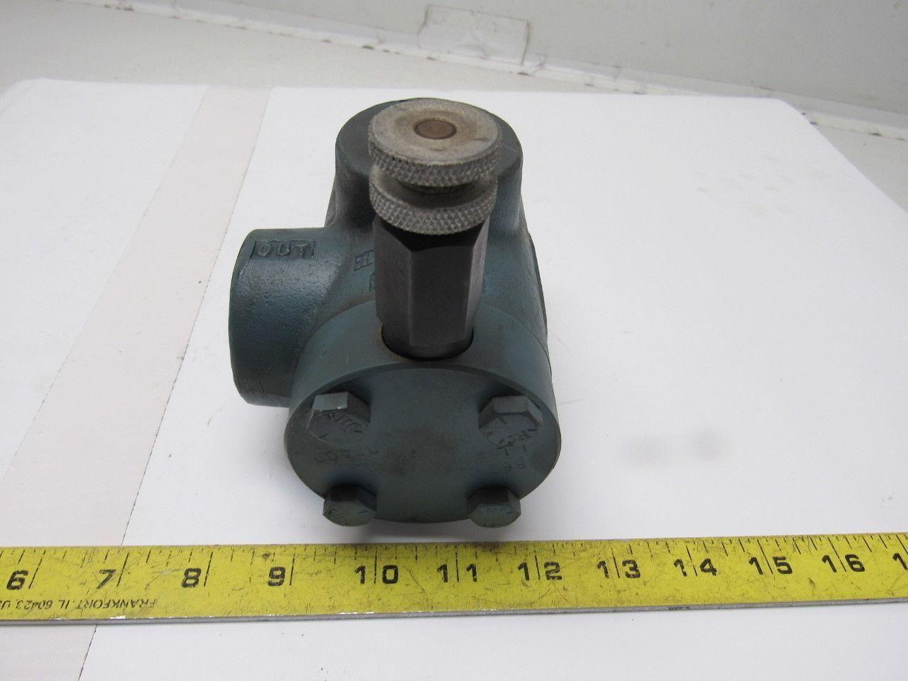 Dynex Rivett 8821-06-1LLP-25 Hydraulic Valve 3/4" NPT Max 500 PSI