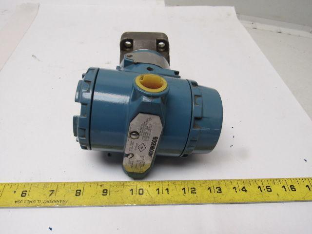 Rosemount 305CD2A22A1AB4I5M5 Pressure Transmitter 3626Psi Max 10.5-55VDC