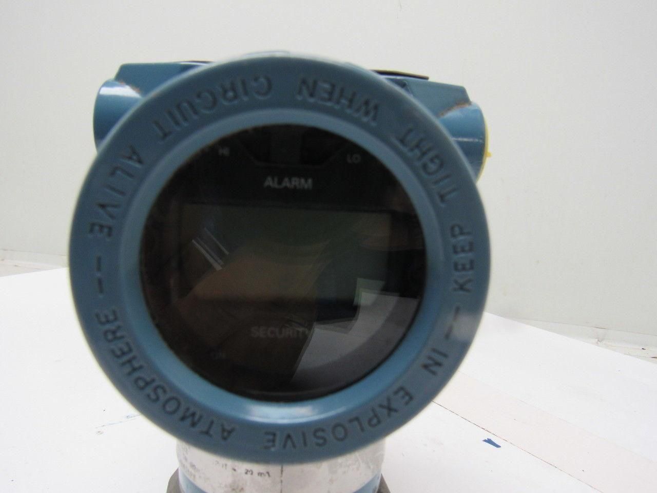 Rosemount 305CD2A22A1AB4I5M5 Pressure Transmitter 3626Psi Max 10.5-55VDC