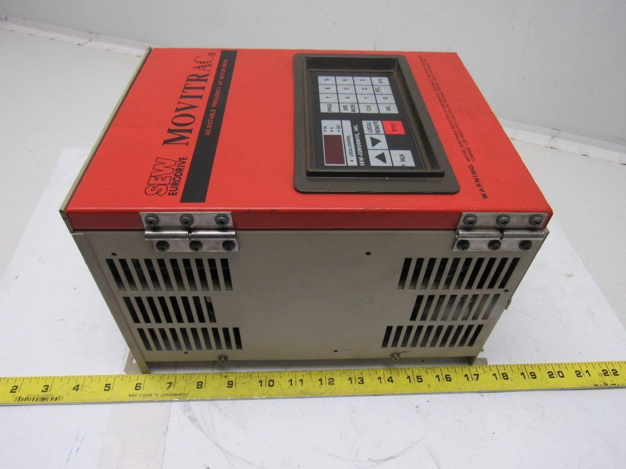 Sew Eurodrive B4601.5 1Hp 460V 1-80(120)Hz Adjustable Frequency AC Drive HMI