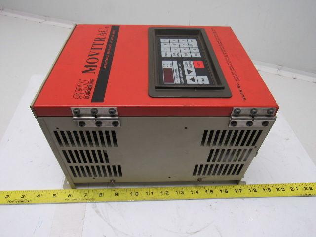 Sew Eurodrive B4601.5 1Hp 460V 1-80(120)Hz Adjustable Frequency AC Drive HMI