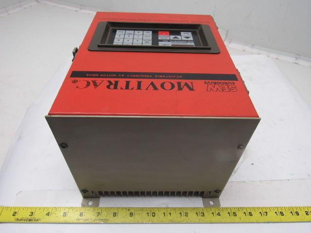 Sew Eurodrive B4601.5 1Hp 460V 1-80(120)Hz Adjustable Frequency AC Drive HMI
