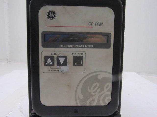 GE General Electric EPM Electronic Power Meter 10 Amp 50 Hz 480 Volts