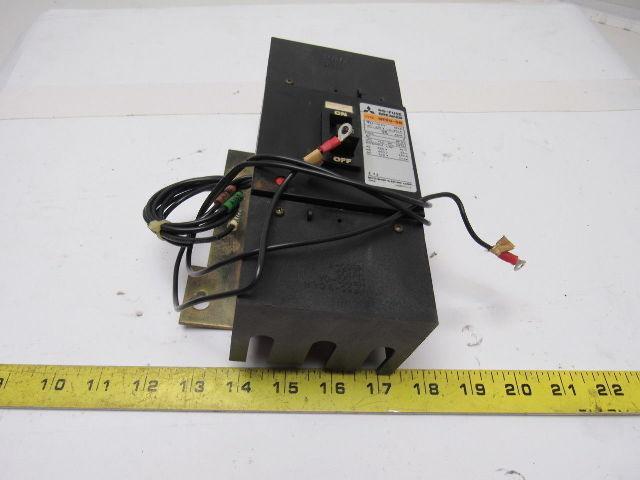Mitsubishi NF50-SB 15 Amp 3 Pole 220VAC No Fuse Circuit Breaker