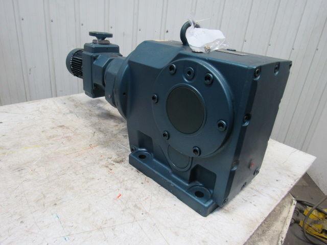 Sew Eurodrive K96R63D16DT71D4 4259:1 26500# Output LH VariSpeed Reducer 230/460V