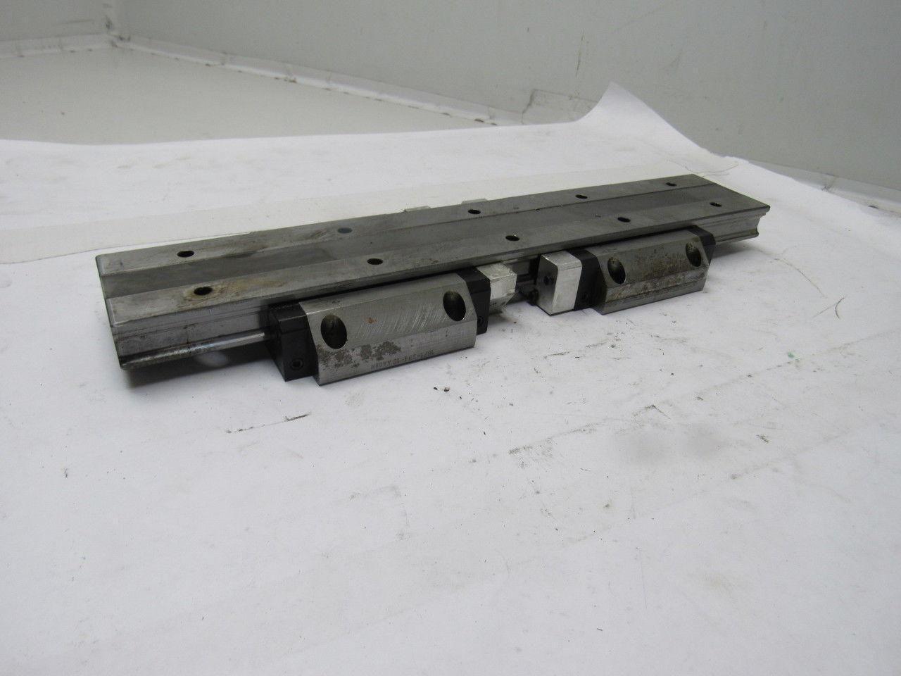 Star 16741 15-5/8" L Linear Rail W/2 Bearing Block Carriages