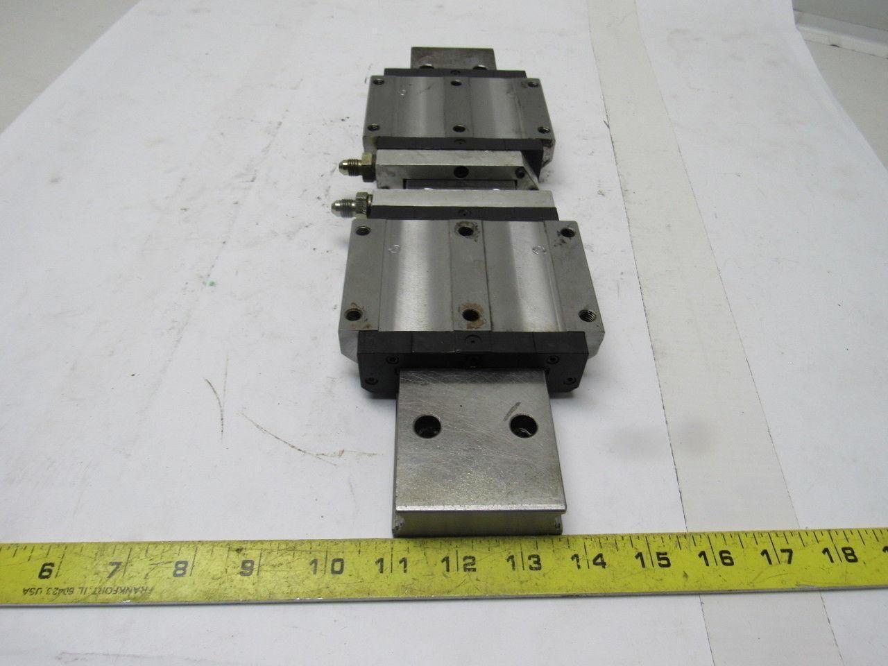 Star 16741 15-5/8" L Linear Rail W/2 Bearing Block Carriages