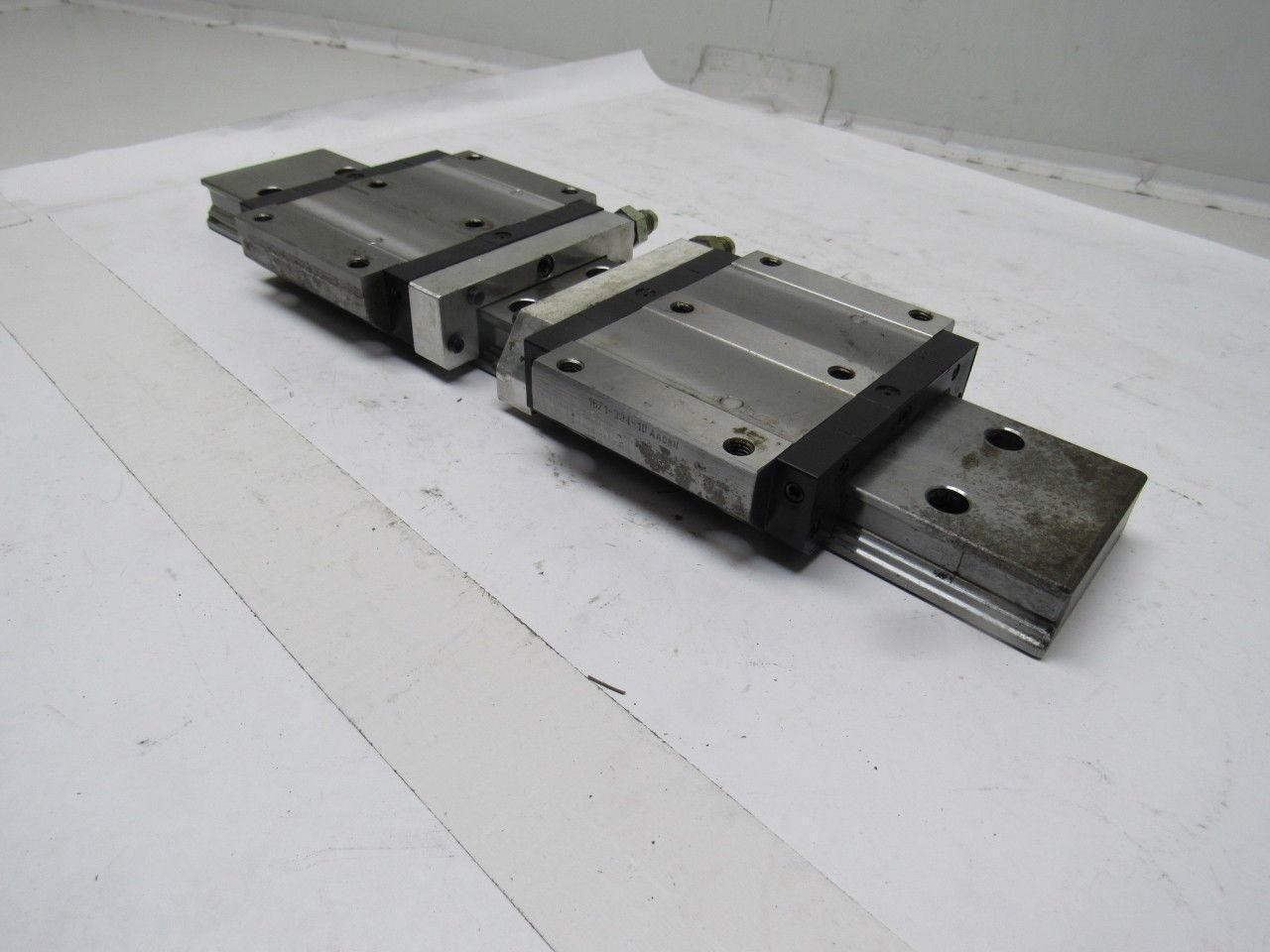Star 16741 15-5/8" L Linear Rail W/2 Bearing Block Carriages