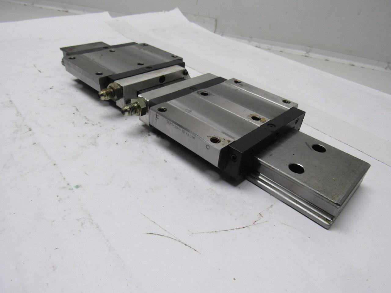 Star 16741 15-5/8" L Linear Rail W/2 Bearing Block Carriages
