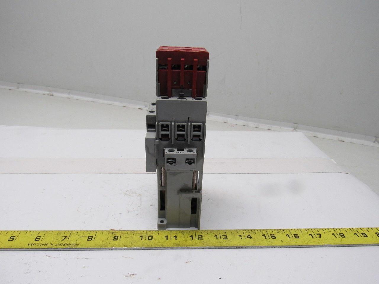 Allen Bradley 100S-C37ZJ14C 600V 3Hp 3Ph Contactor 24VDC Coil