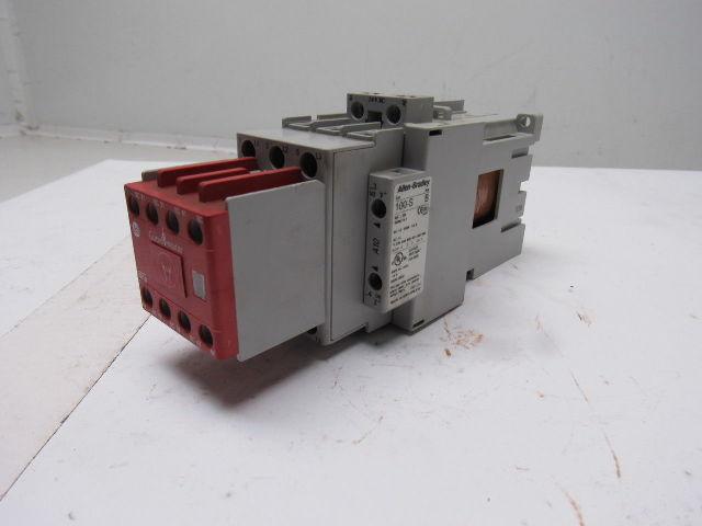 Allen Bradley 100S-C37ZJ14C 600V 3Hp 3Ph Contactor 24VDC Coil