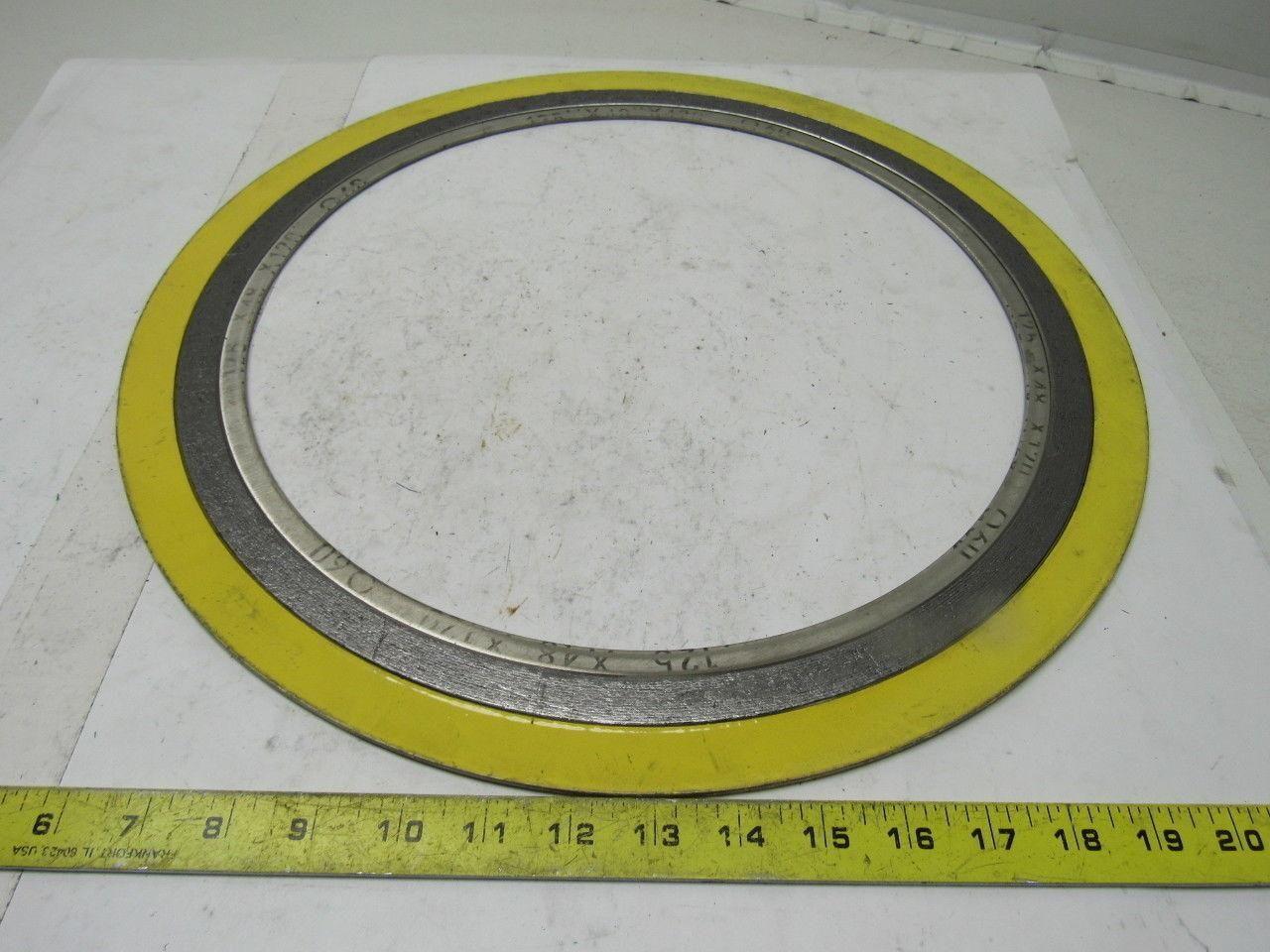Leader INC600/HASTC/FG/CS 14" #15 Spiral Wound Gasket Lot of 2