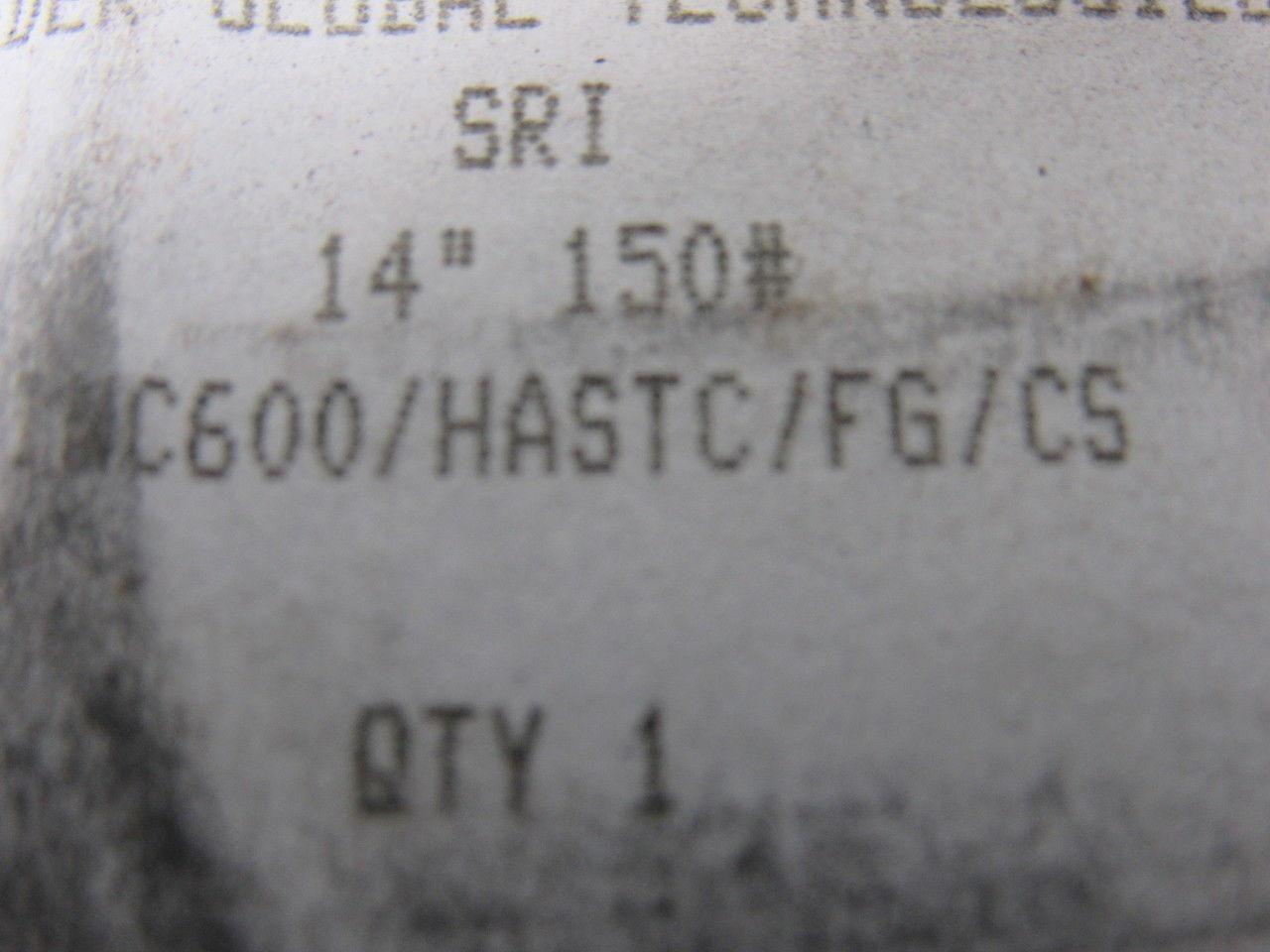 Leader INC600/HASTC/FG/CS 14" #15 Spiral Wound Gasket Lot of 2