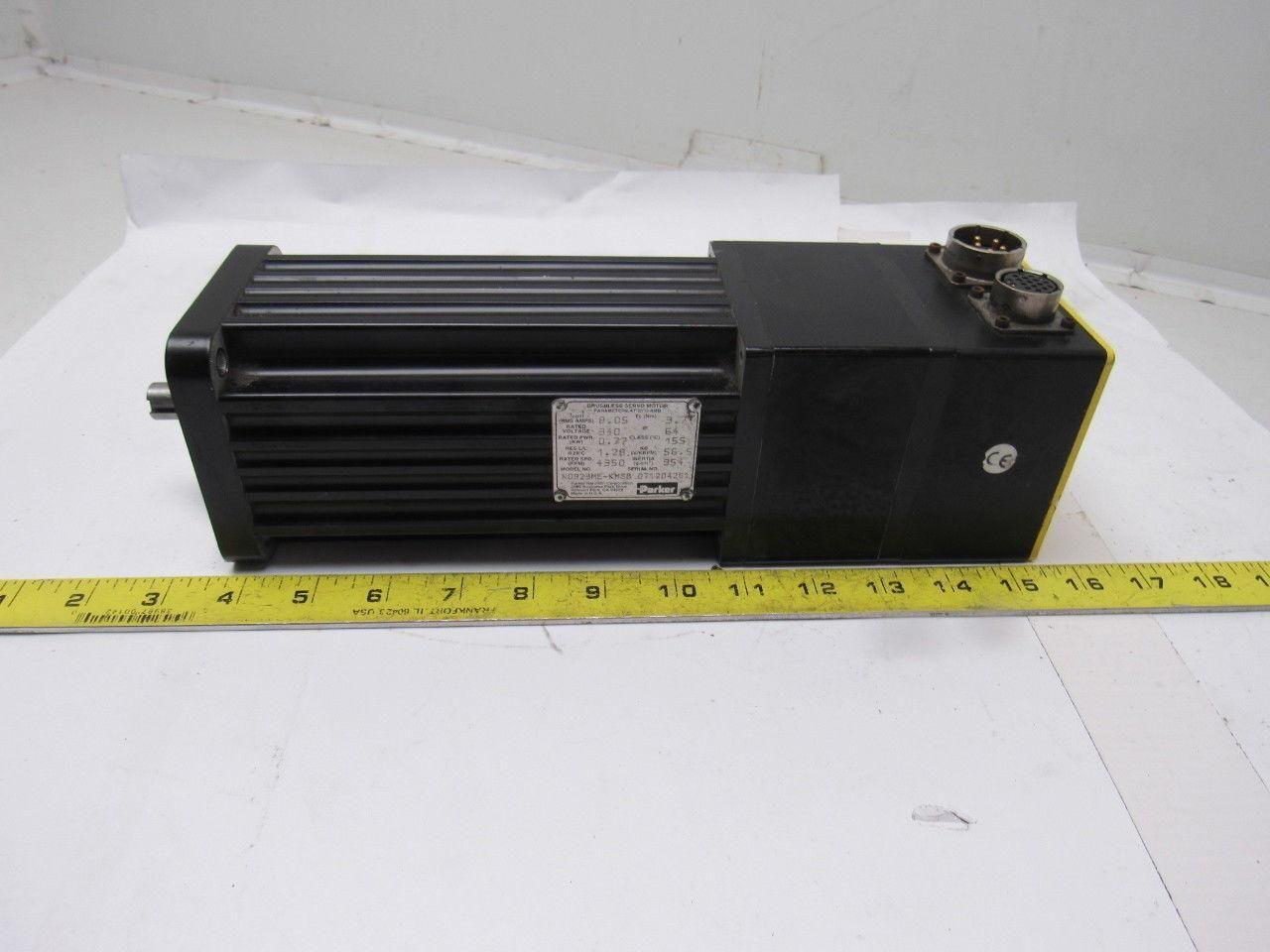 Parker N0923HE-KMSB Brushless Servo Motor 340V 4350RPM