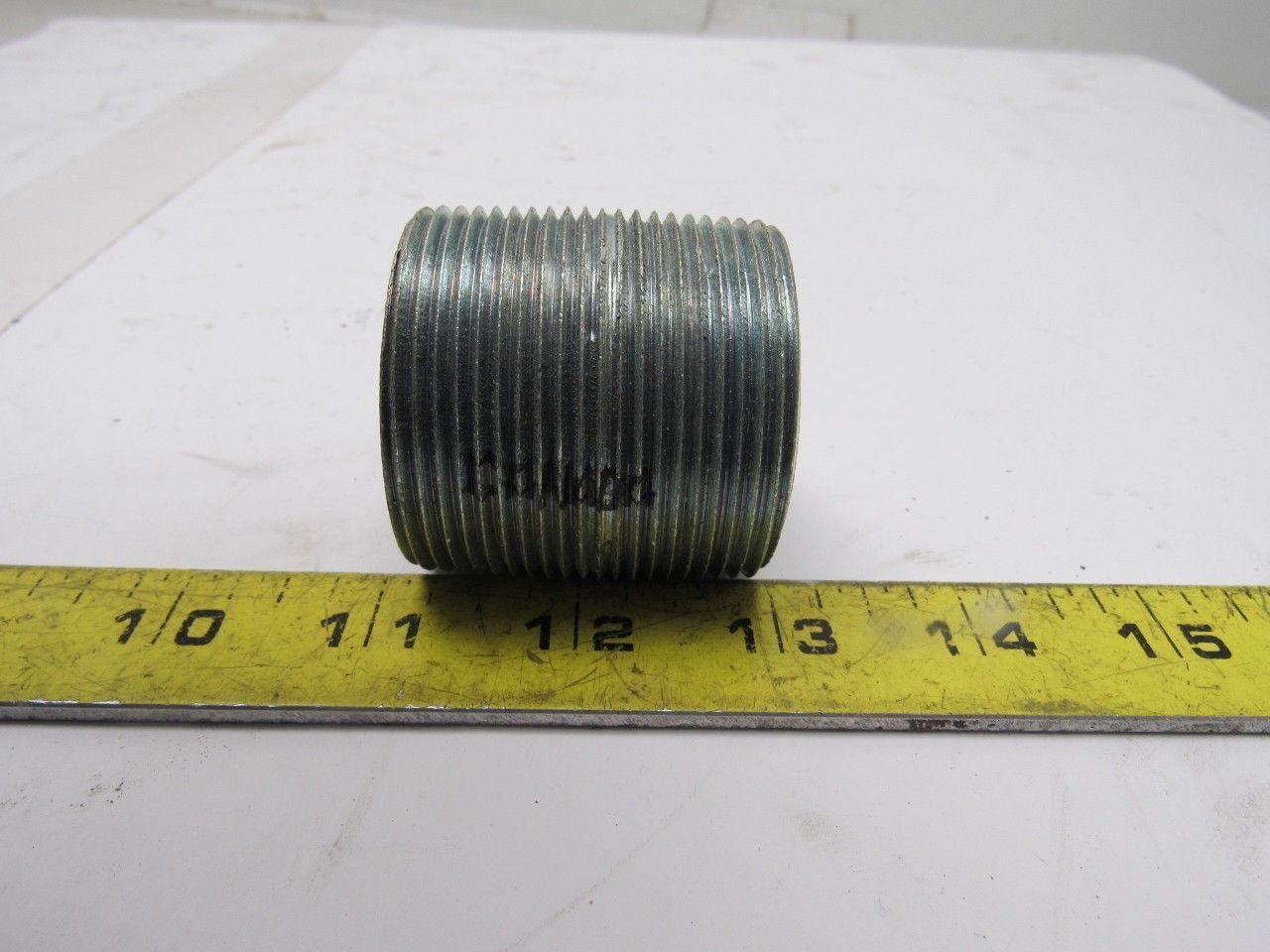 Robroy GALNIP1-1/2 XCL Galvanized Nipple 1-1/2" Closed Lot of 25