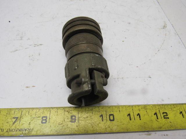 Ampheno 24-19 12 pin Male Round Circular Connector w/Housing & Bushing