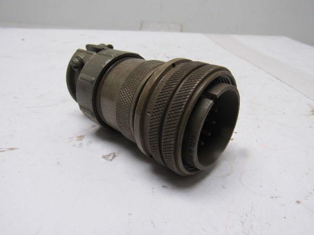 Ampheno 24-19 12 pin Male Round Circular Connector w/Housing & Bushing
