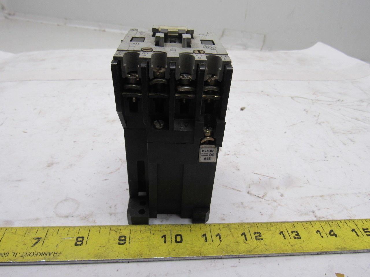 A-B Allen Bradley 100-A24NZ*3 Series B Contactor Starter 24VDC Coil