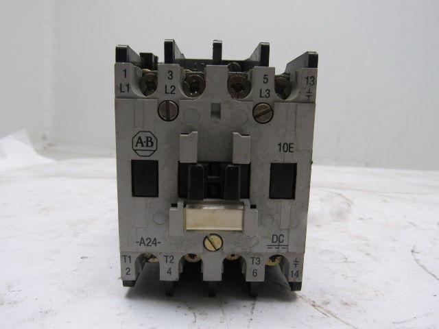 A-B Allen Bradley 100-A24NZ*3 Series B Contactor Starter 24VDC Coil