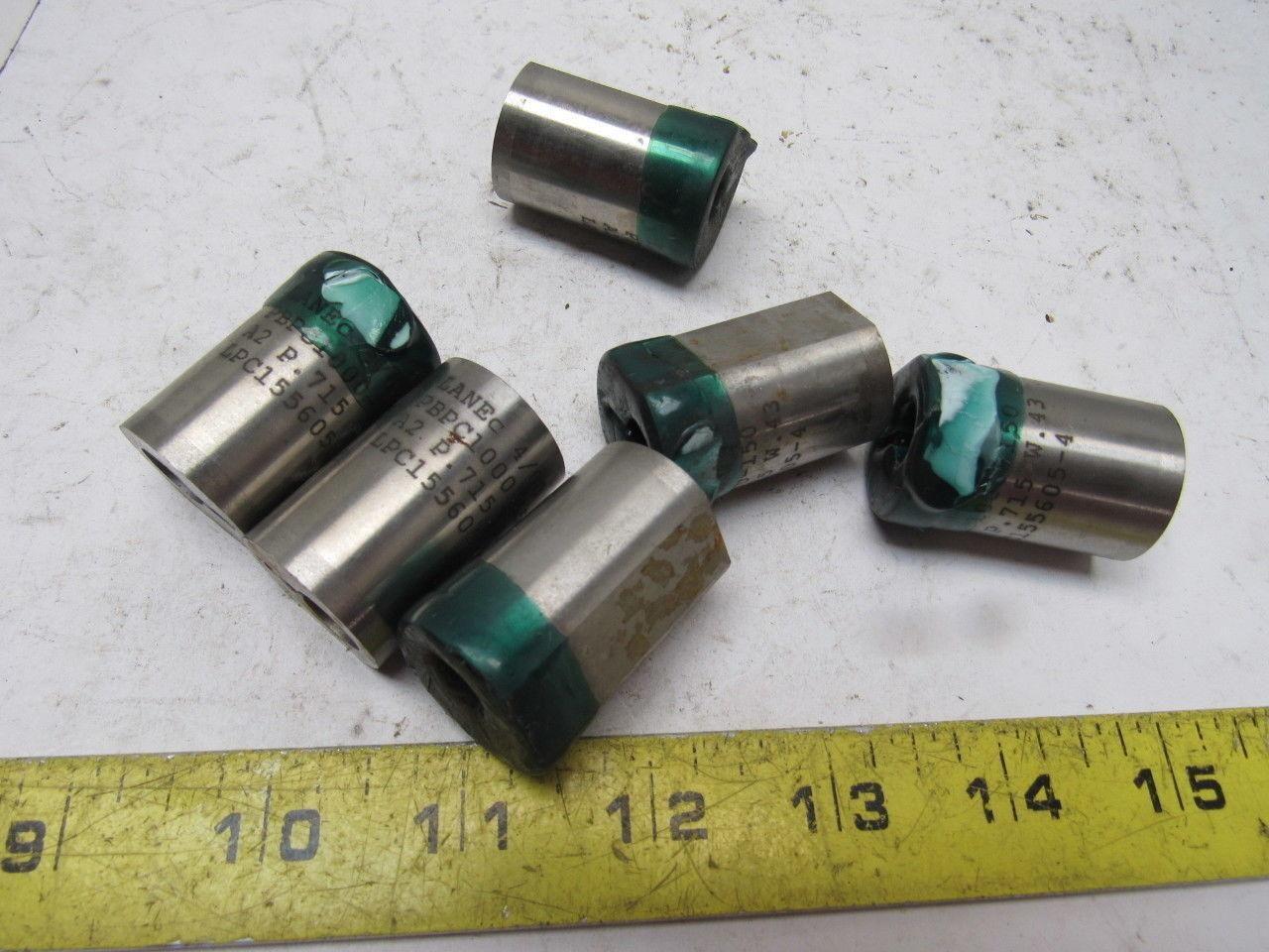 Lane PBPC1000-150 P .715 W.43 Key Hole Punch Die Button Lot Of 6