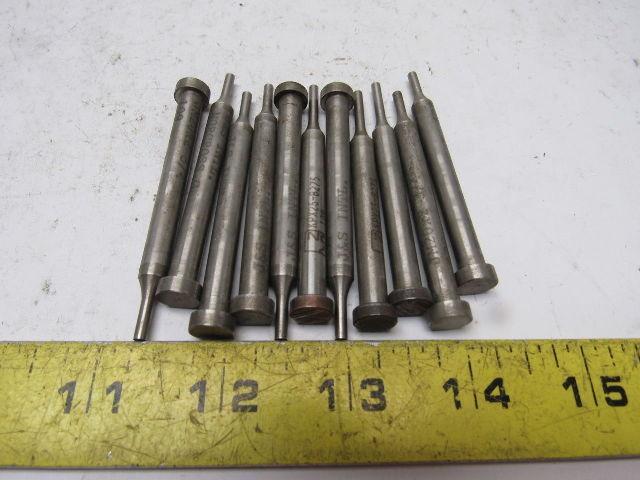 Dayton .109 Round Hole Punch Die Tooling Press Fit Lot Of 11