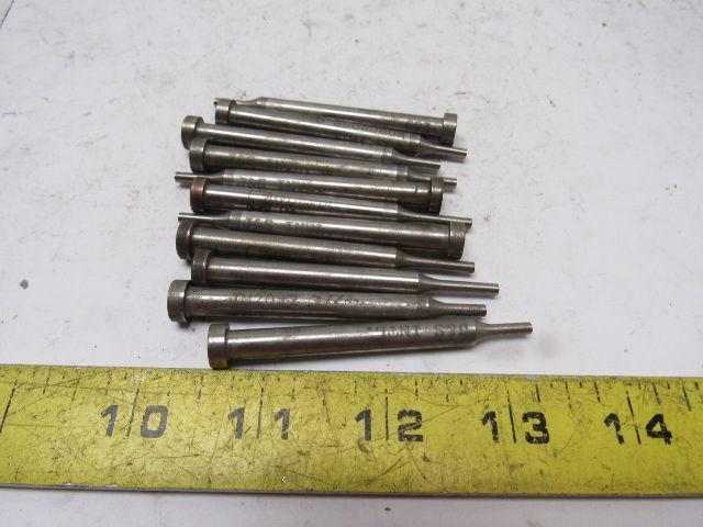 Dayton .109 Round Hole Punch Die Tooling Press Fit Lot Of 11