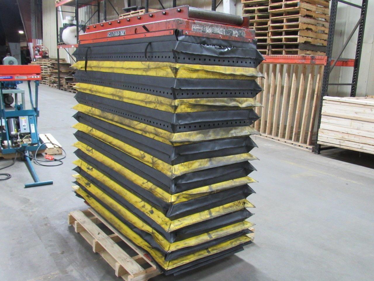 Globe 1000LB Hydraulic Scissor Lift Table 24"x60"Top 64"Max 12"Min 3Ph Electric