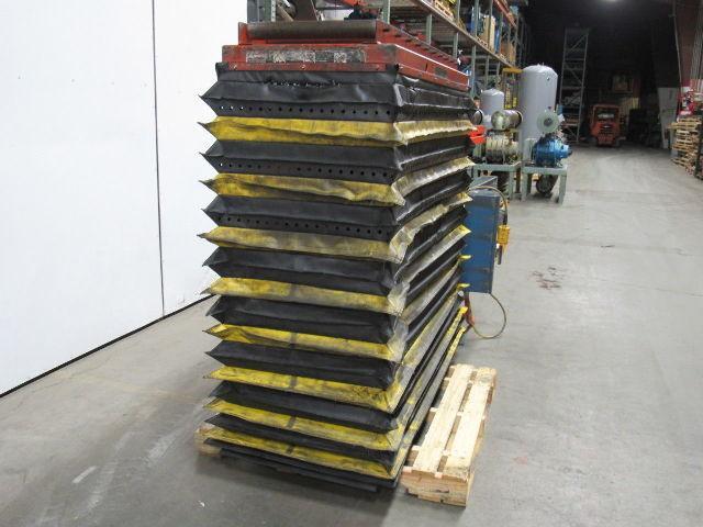Globe 1000LB Hydraulic Scissor Lift Table 24"x60"Top 64"Max 12"Min 3Ph Electric