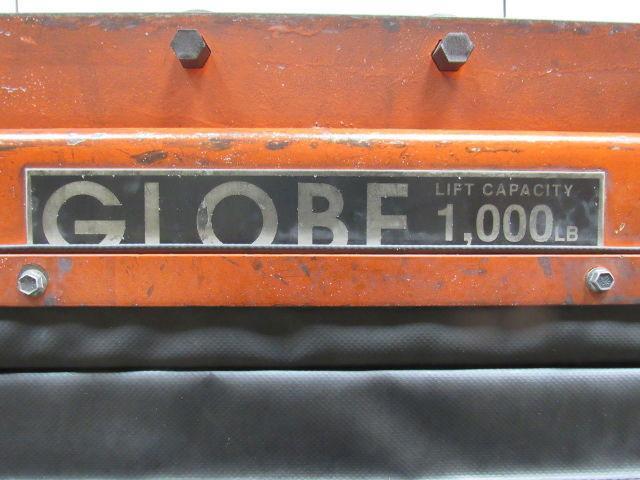 Globe 1000LB Hydraulic Scissor Lift Table 24"x60"Top 64"Max 12"Min 3Ph Electric