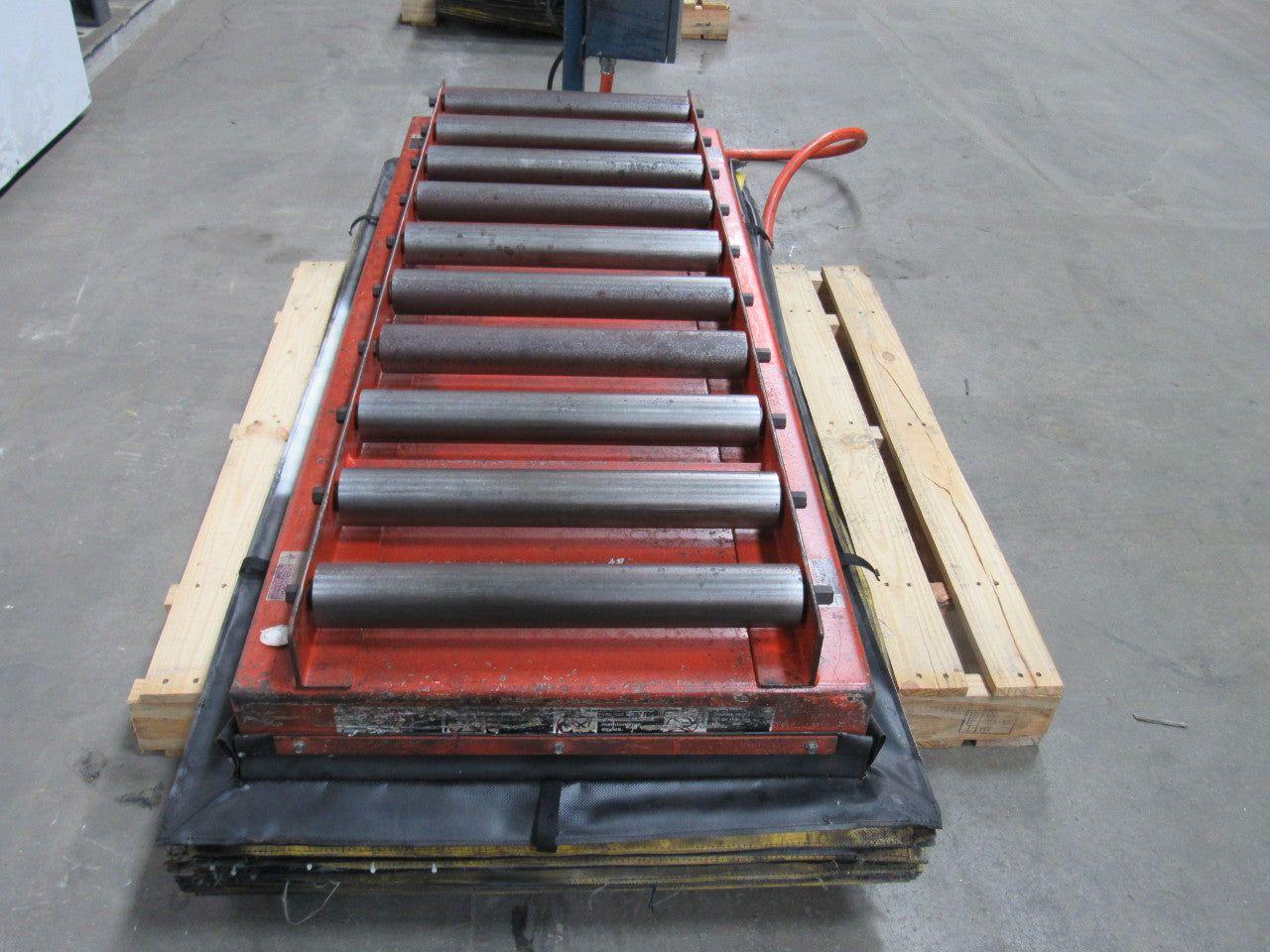 Globe 1000LB Hydraulic Scissor Lift Table 24"x60"Top 64"Max 12"Min 3PH Electric