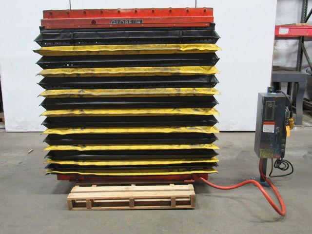 Globe 1000LB Hydraulic Scissor Lift Table 24"x60"Top 64"Max 12"Min 3PH Electric