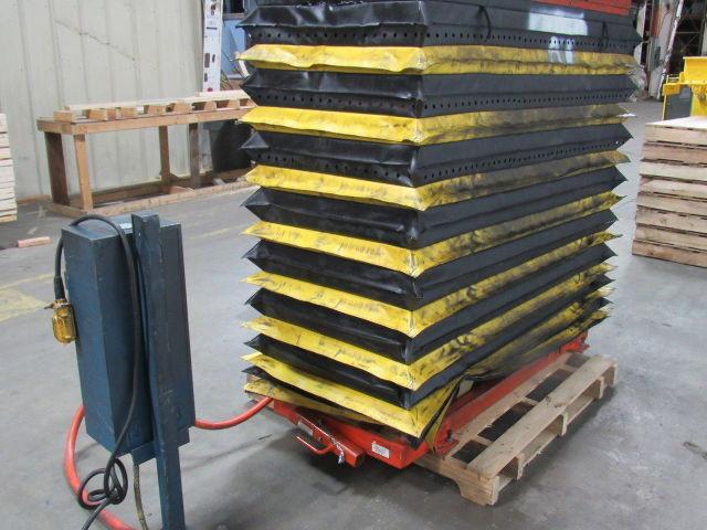 Globe 1000LB Hydraulic Scissor Lift Table 24"x60"Top 64"Max 12"Min 3PH Electric