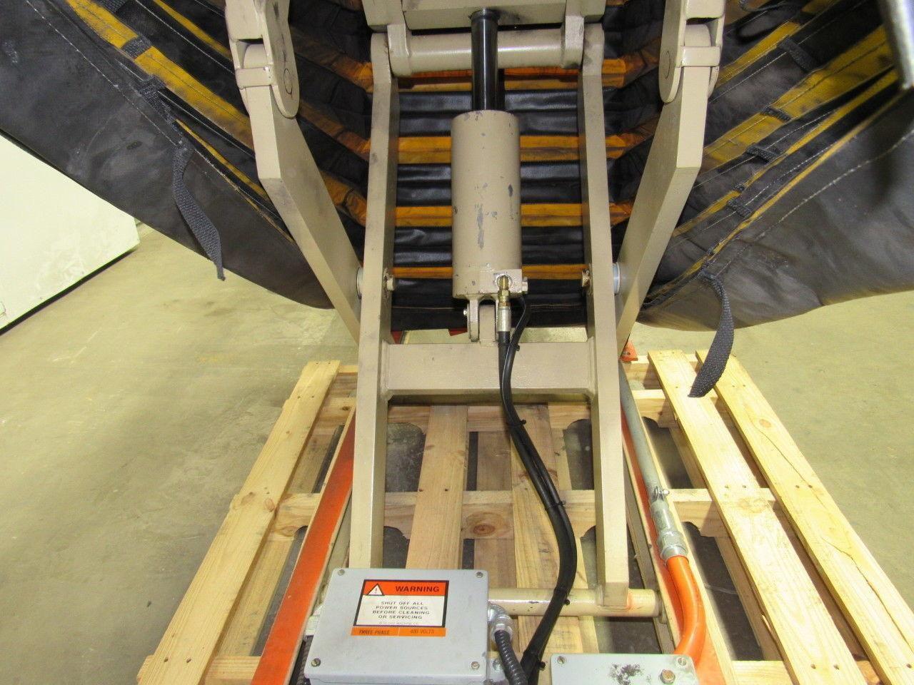 Globe 1000LB Hydraulic Scissor Lift Table 24"x60"Top 64"Max 12"Min 3PH Electric