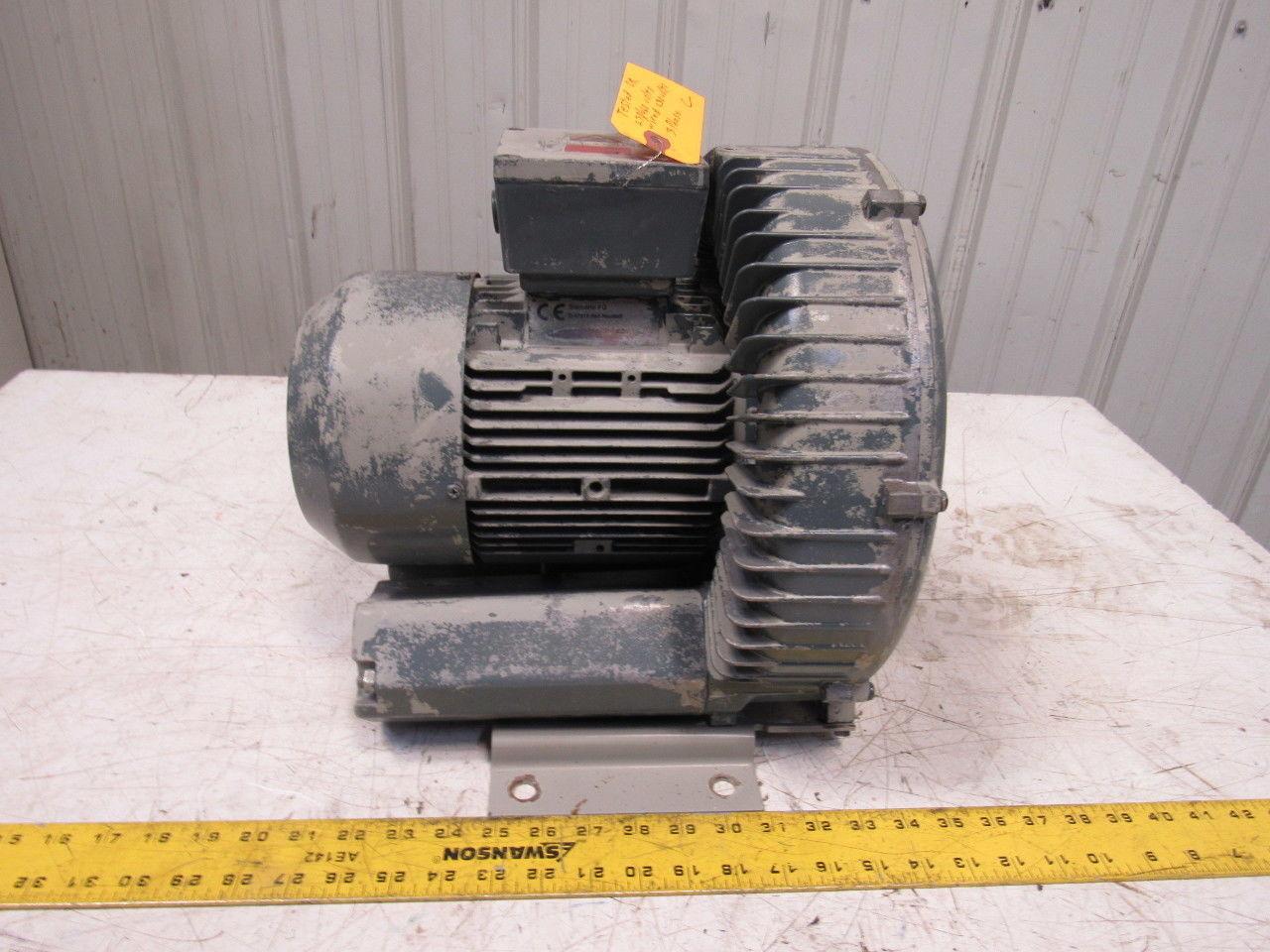 Siemens ELMO-G-2BH1-500-1AK22 Regenerative Vacuum Blower 208-230/416-480V 1.55KW