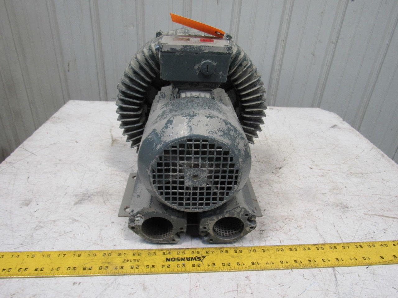 Siemens ELMO-G-2BH1-500-1AK22 Regenerative Vacuum Blower 208-230/416-480V 1.55KW