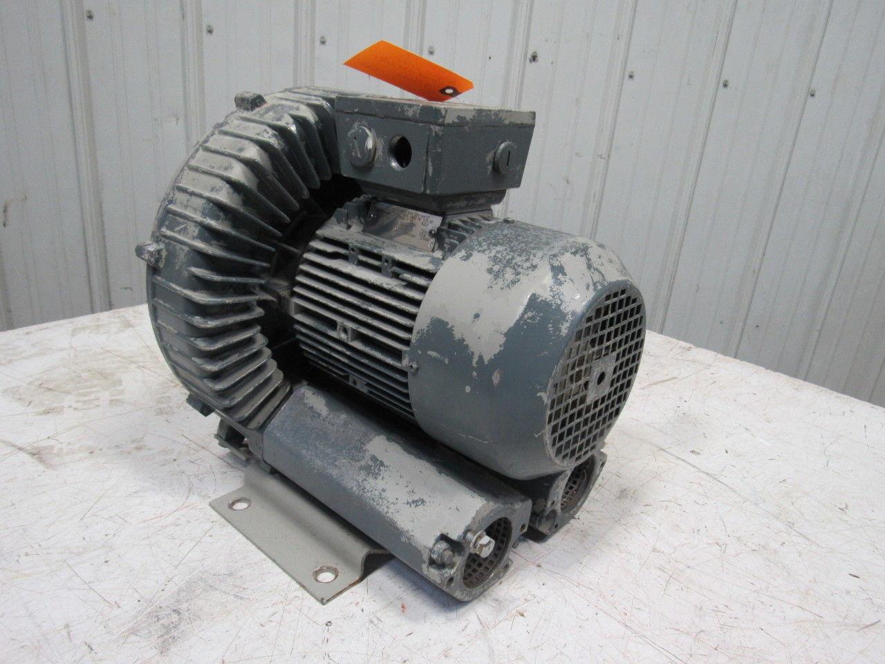 Siemens ELMO-G-2BH1-500-1AK22 Regenerative Vacuum Blower 208-230/416-480V 1.55KW