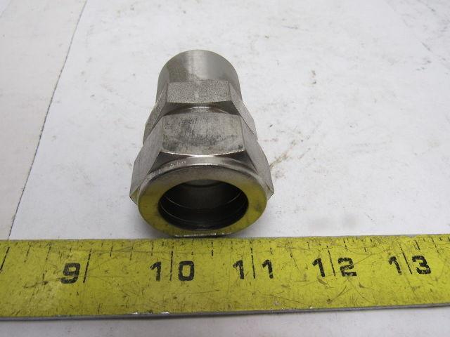 Parker 1" Weld-Lok To Compression 316SS Socket Weld Connector